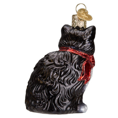 Old World Christmas Tuxedo Kitty Glass Ornament