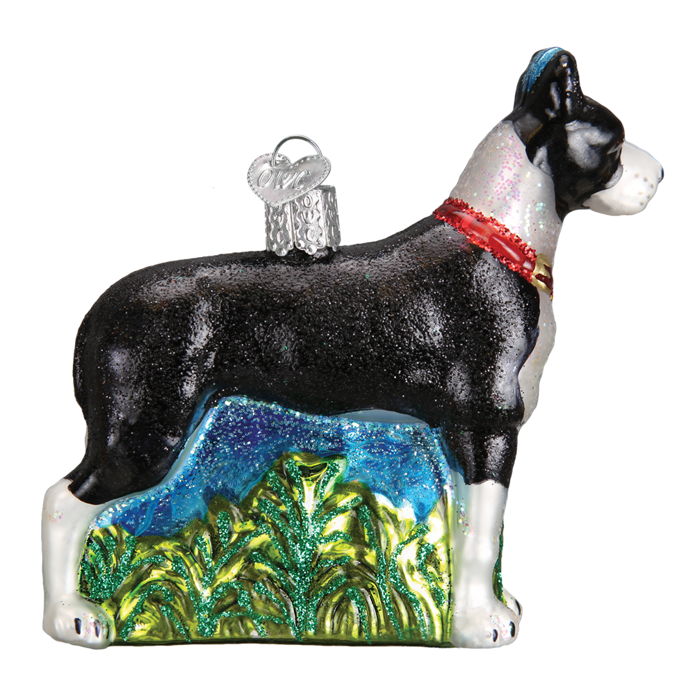 Old World Christmas Great Dane Christmas Ornament, OWC-Old World Christmas, Putti Fine Furnishings