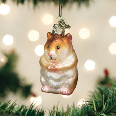Old World Christmas Hamster Glass Ornament | Putti Christmas