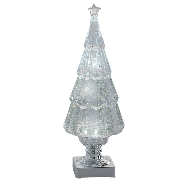 LED Light Up Shimmer Silver Tree  | Putti Christmas Celebrations Canada