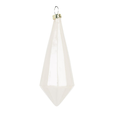 Black Gold and White Modern Glass Ornaments Set 24