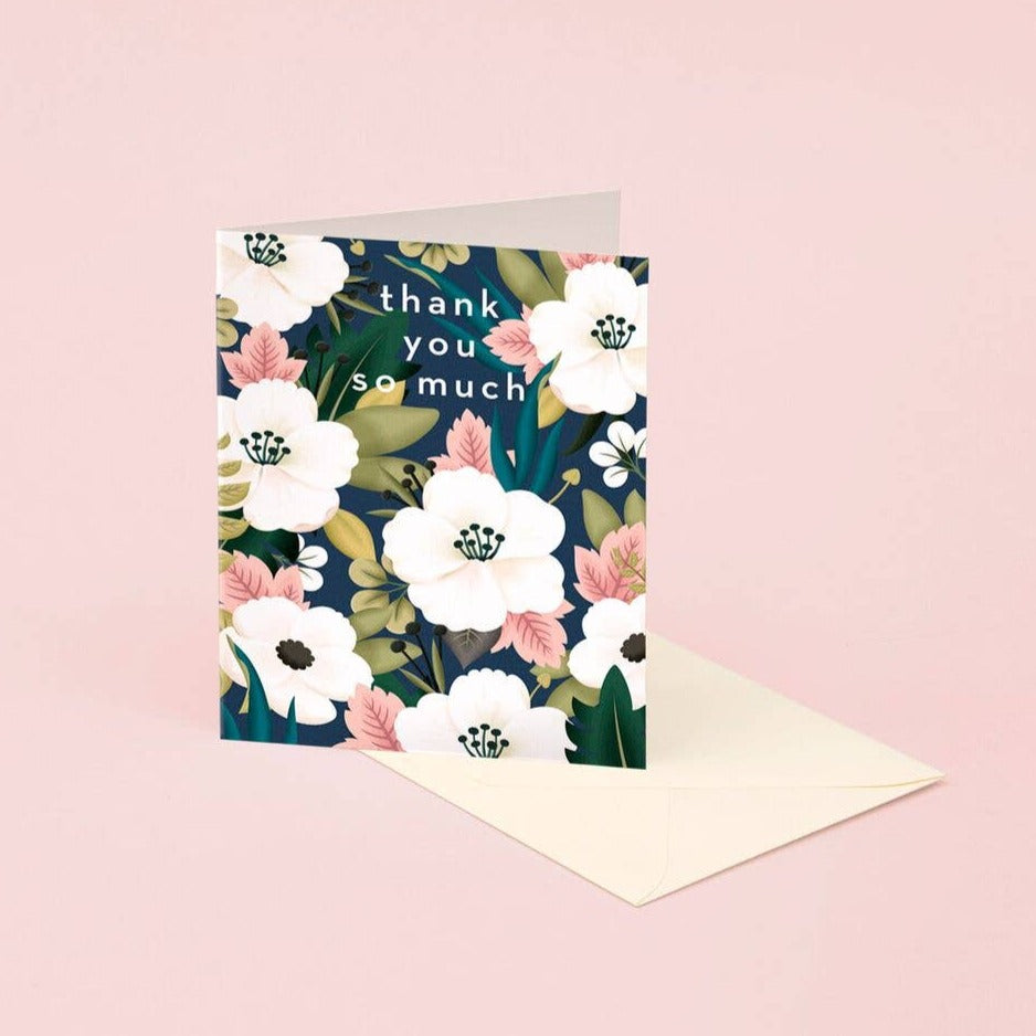 Wildflower Thank You Boxed Cards | Putti Fine Furnishings 