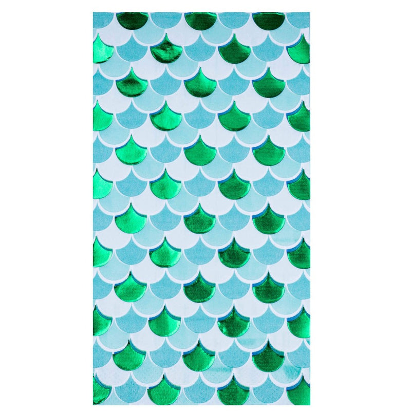 Shell Yeah Fish Scale Paper Guest Napkins | Putti Party Supplies