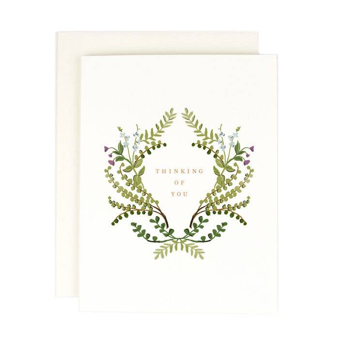 Thinking of You Foil Boxed Note Card Set