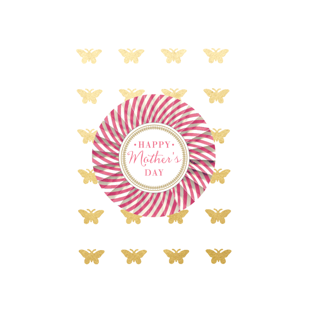Anna Griffin - Mother's Day Pleated Wheel Greeting Card