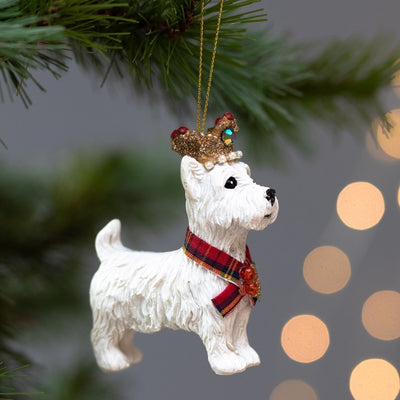 Royal Balmoral West Highland Terrier with Crown Ornament | Putti Canada