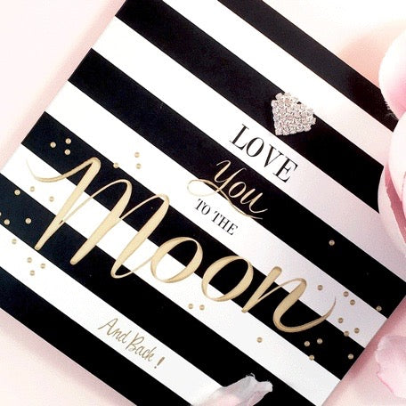 "Love You to The Moon and Back" Greeting Card - Putti Canada