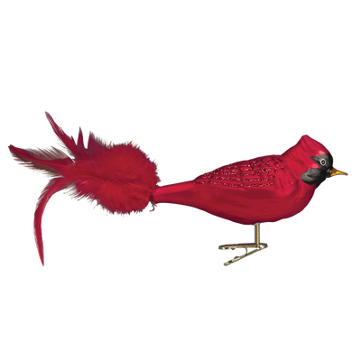 Old World Christmas Red Cardinal Glass Bird Ornament -  Christmas Decorations - Old World Christmas - Putti Fine Furnishings Toronto Canada - 1