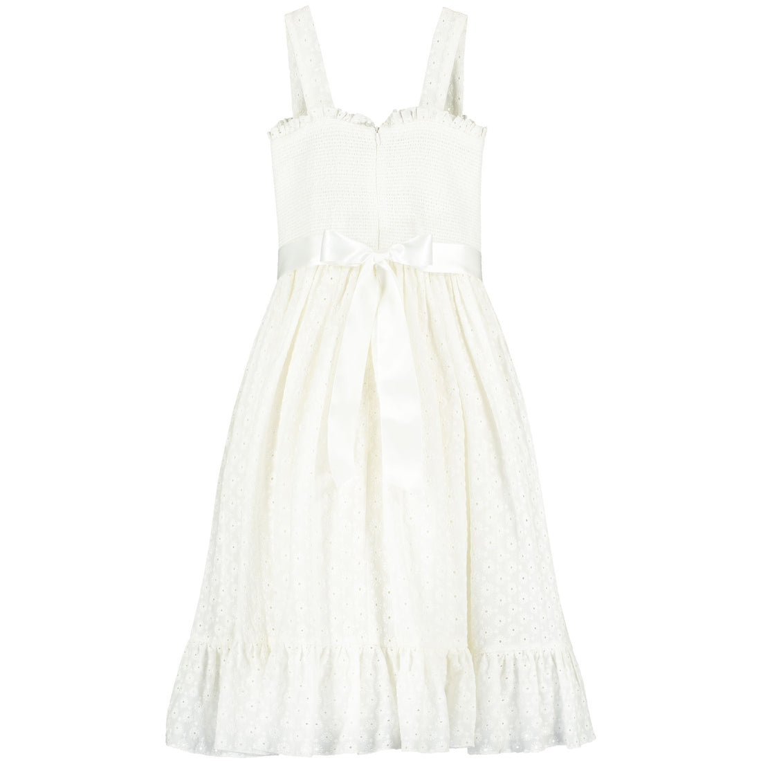 Hollie Hastie Ava White Eyelet Party Dress