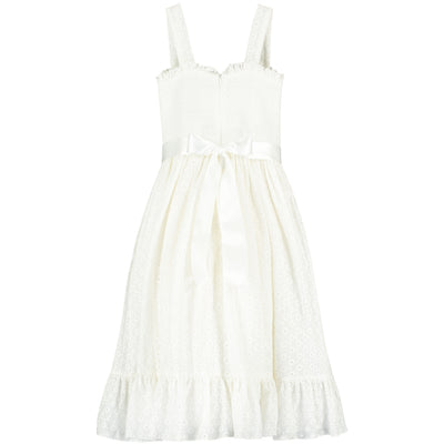 Hollie Hastie Ava White Eyelet Party Dress