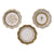  Party Porcelain Gold Small Paper Plates, TT-Talking Tables, Putti Fine Furnishings