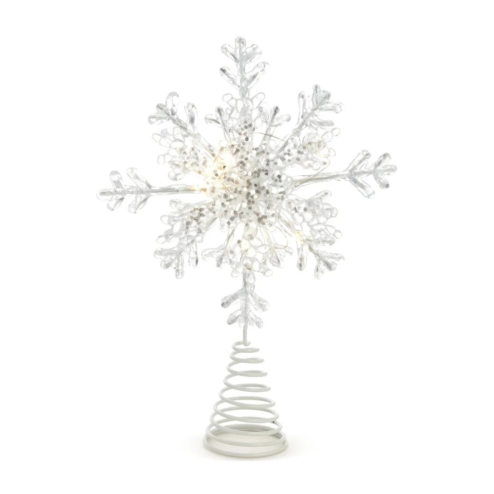 Beaded Snowflake Tree Topper