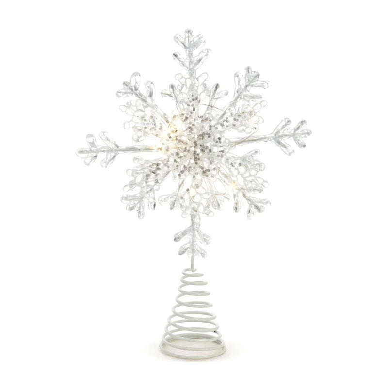 Beaded Snowflake Tree Topper