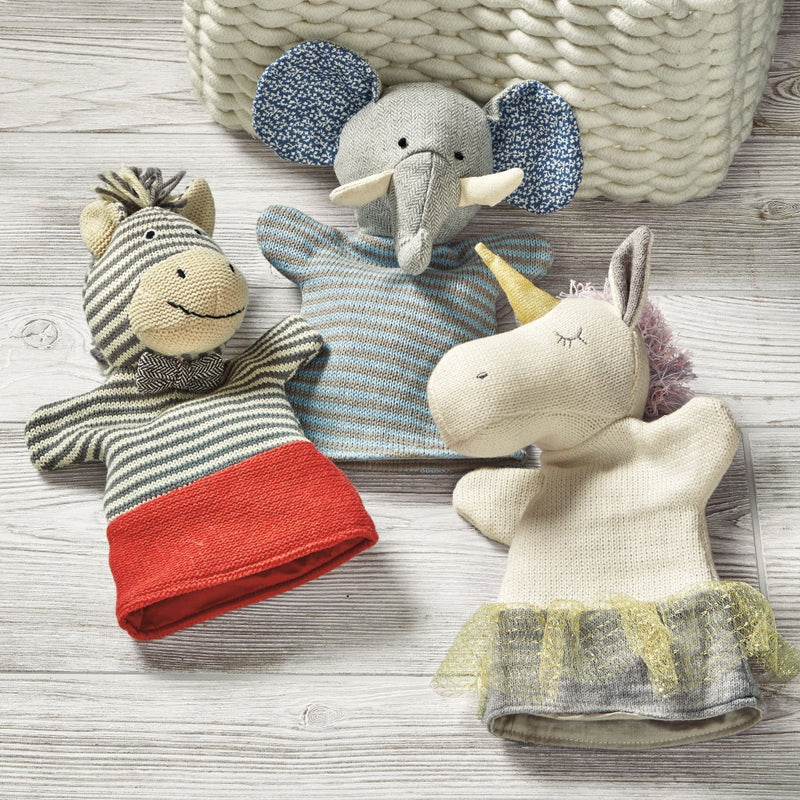 Peekaboo Zebra Hand Puppet | Le Petite Putti