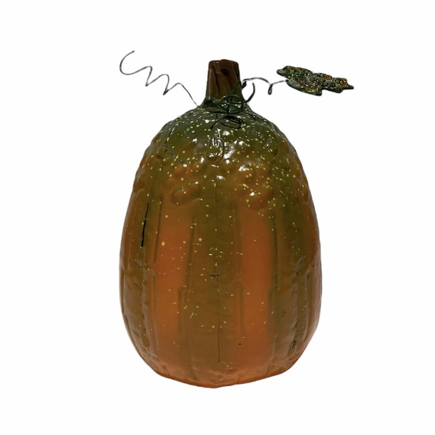 Orange Ceramic Pumpkin
