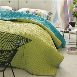Designers Guild Quilt Chenevard Turquoise & Pistachio, DG-Designers Guild, Putti Fine Furnishings