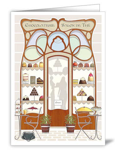 Chocolate Shop Greeting Card