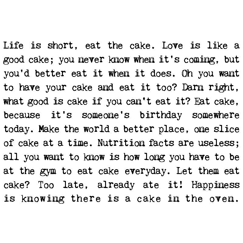 Cake Connoisseur Foiled Birthday Card