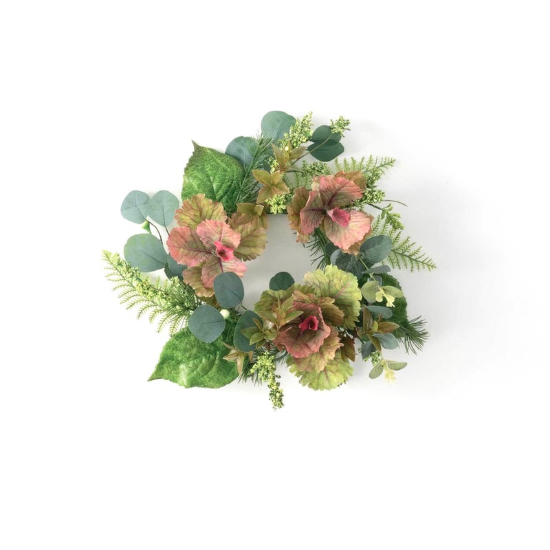 Oleracea "Wild Cabbage" Small Accent Wreath