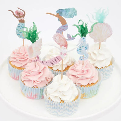Meri Meri Mermaid Cupcake Kit |  Le Petite Putti Canada