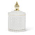 Quilted Covered Jar - White | Putti Fine Furnishings 