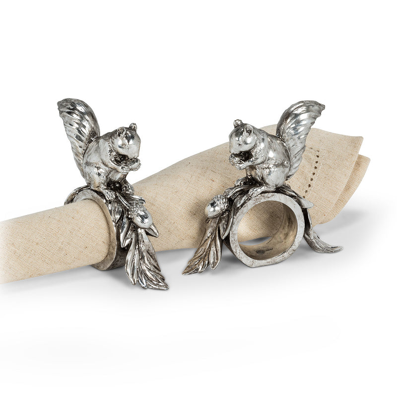 Squirrel Napkin Ring - Putti Fine Furnishings Canada