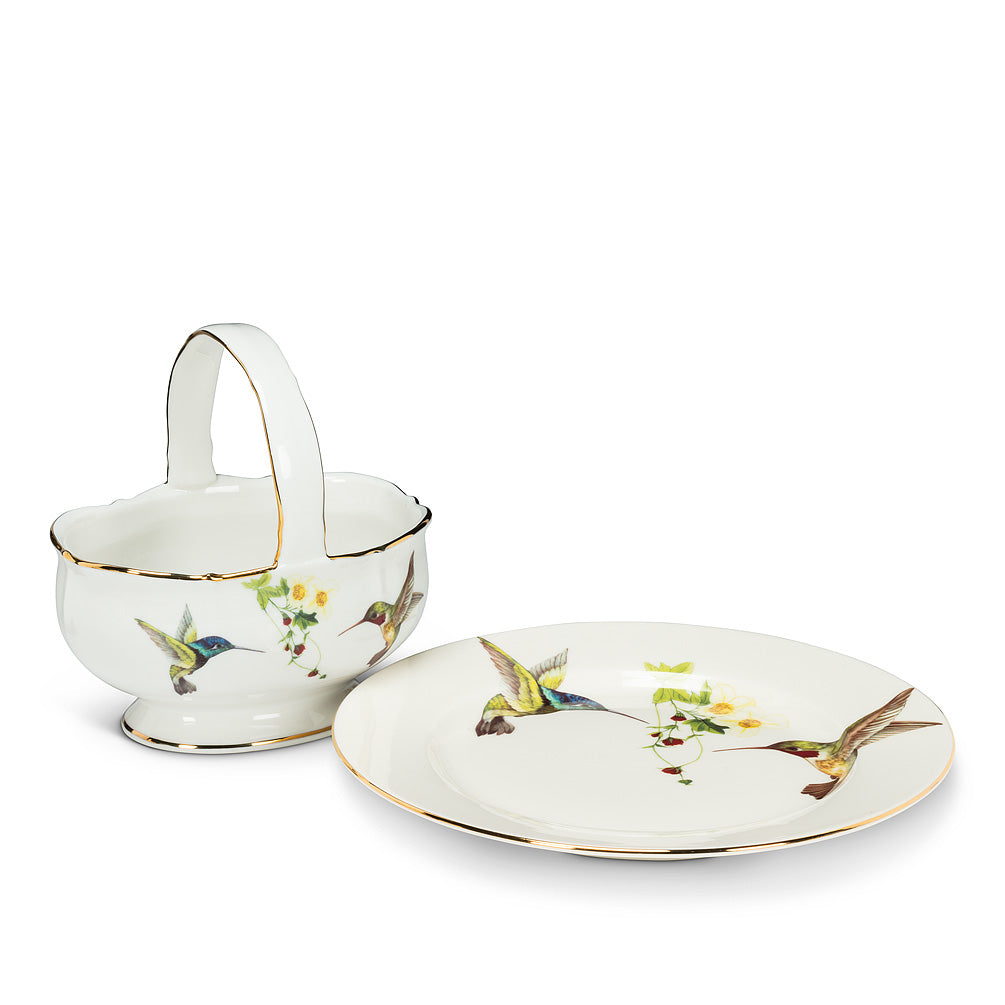 Hummingbird Small Plate | Putti Fine Furnishings