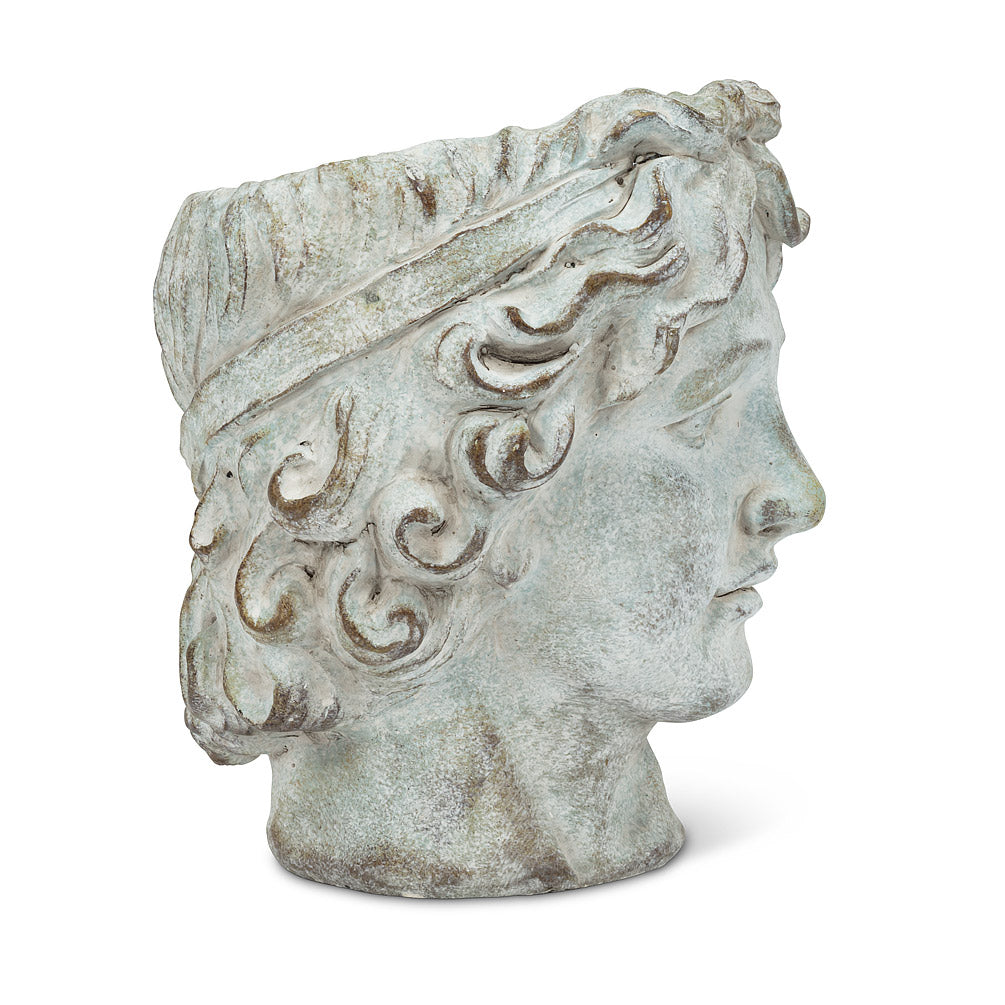 Man Head Planter - Large | Putti Fine Furnishings Canada