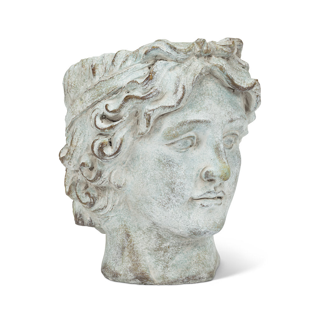 Man Head Planter - Large | Putti Fine Furnishings Canada