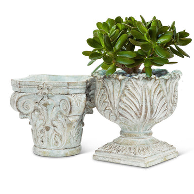 Ornate Pedestal Planter | Putti Fine Furnishings Canada
