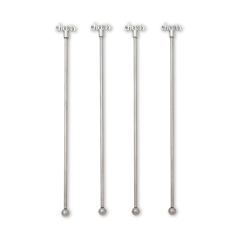Cheers Drink Stirrers. Set of 4 | Putti Fine Furnishings