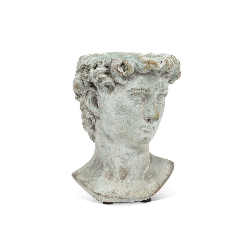 Man Head Planter - Extra Small  | Putti Fine Furnishings Canada