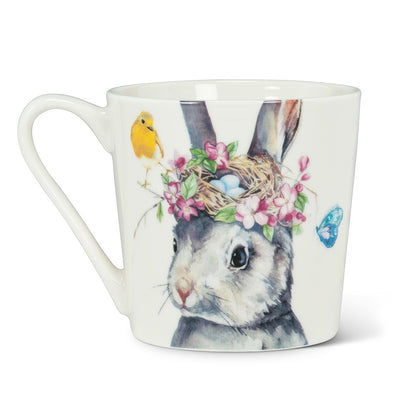 Rabbit with Nest Mug | Putti Fine Furnishings Canada