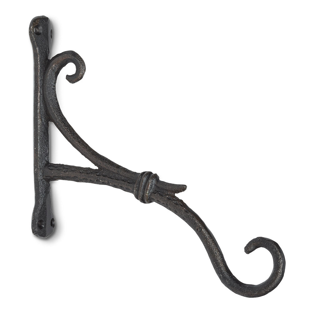 Curled Basket Hook - Dark Brown