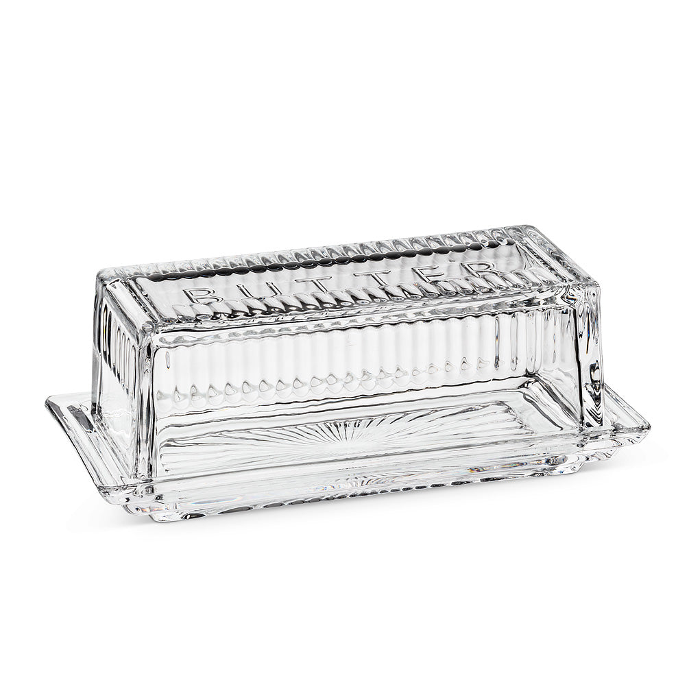 Quarter Pound Butter Dish with Cover, AC-Abbott Collection, Putti Fine Furnishings
