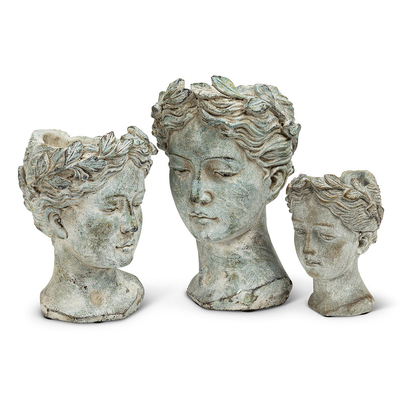 Woman Head Planter - Extra Small