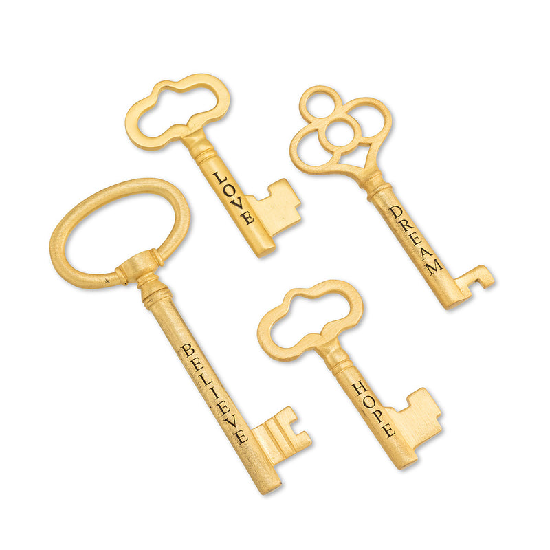 Key Pendant with Word | Putti Fine Furnishings