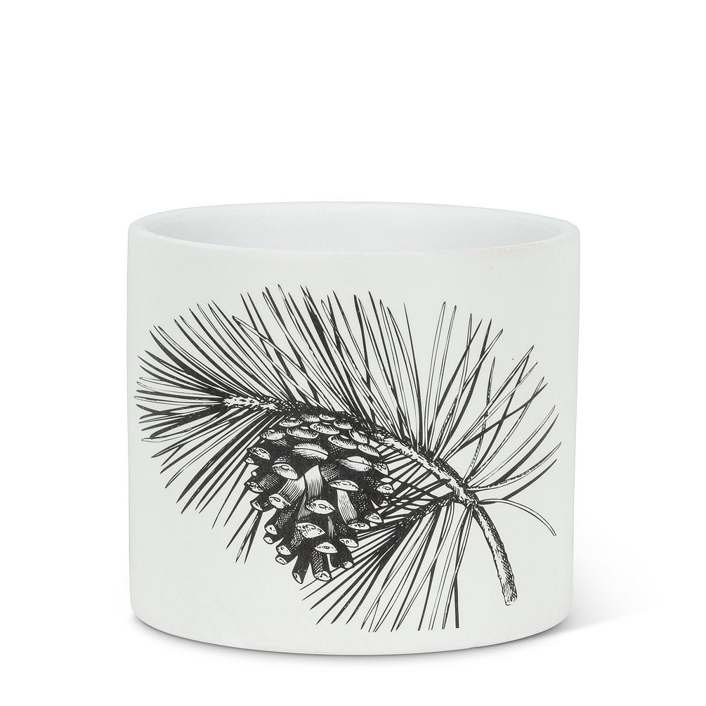 Pinecone & Branch Planter - Extra Small | Putti Christmas