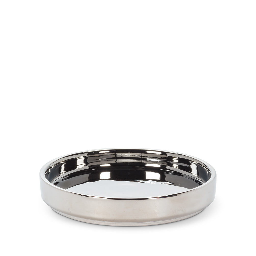 Coaster Candle Base Silver | Putti Fine Furnishings