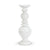 Large Shapely White Pillar Candle Holder | Putti Fine Furnishings 