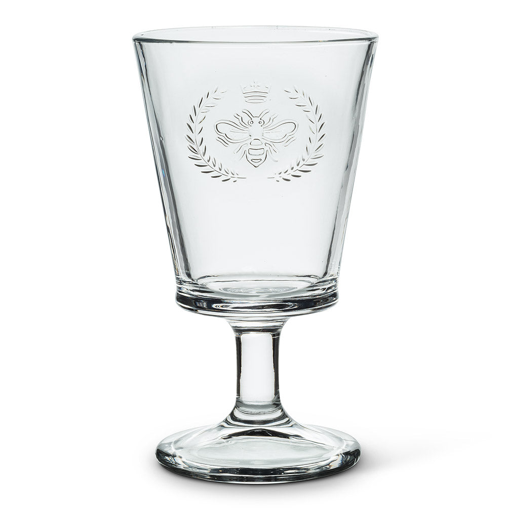 Bee in Crest Goblet