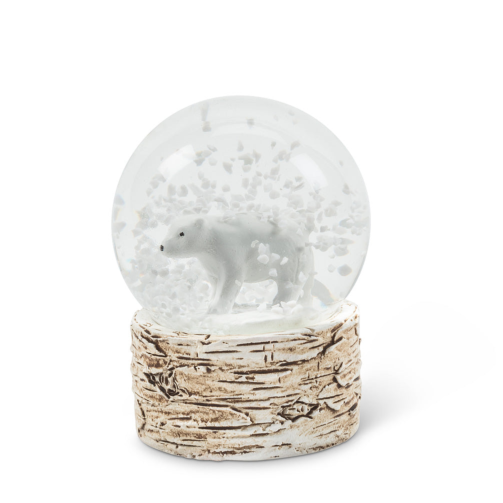 Mini Polar Bear Snow Globe | Putti Christmas Celebrations