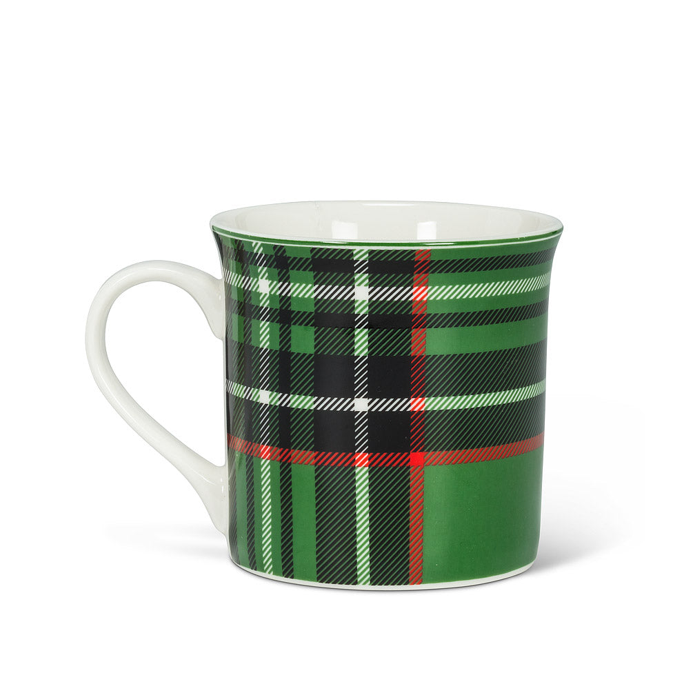 Green Tartan Mug | Putti Christmas Celebrations