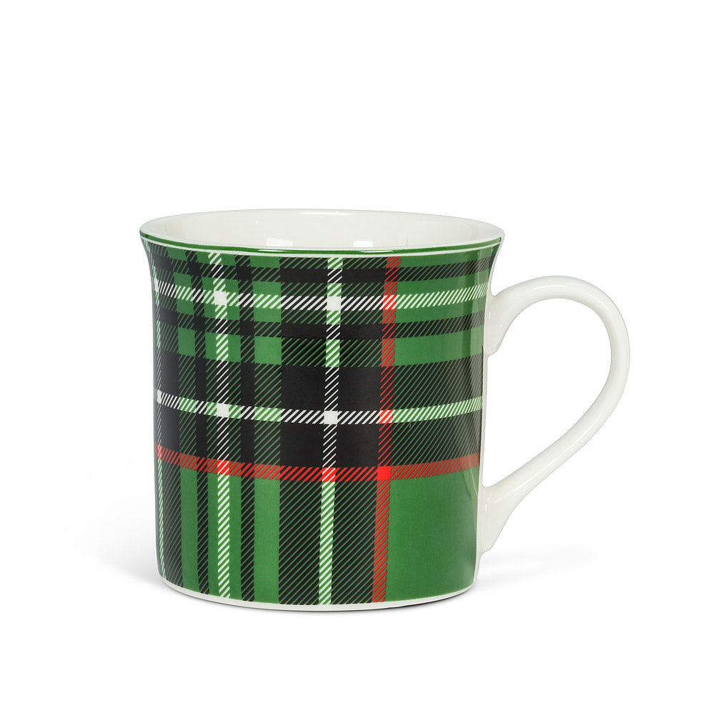 Green Tartan Mug | Putti Christmas Celebrations