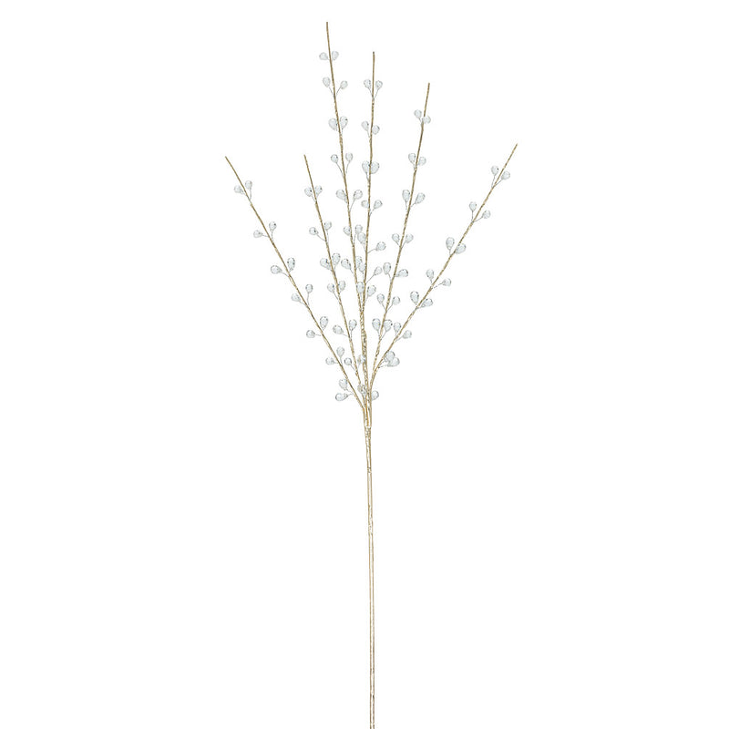 Clear Droplet Branch | Putti Christmas Canada