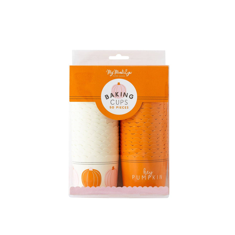 Pink and Orange Pumpkins Food Cups