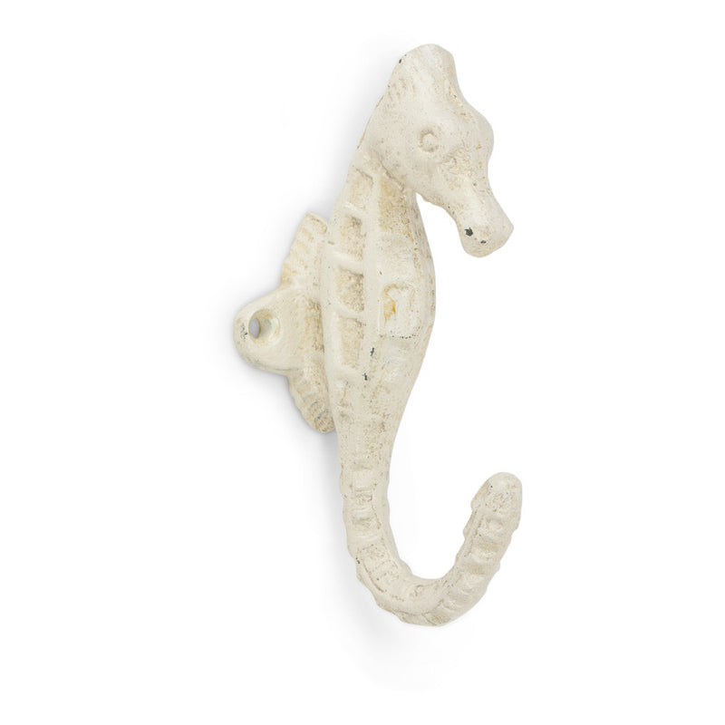 Seahorse Wall Hook - Ivory - Accessories - AC-Abbott Collection - Putti Fine Furnishings Toronto Canada