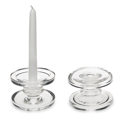 Reversible Pillar / Taper Candle Holder - Candle Accessories - AC-Abbot Collection - Putti Fine Furnishings Toronto Canada - 1