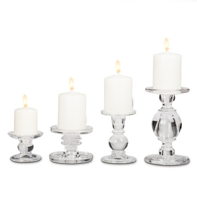 Reversible Pillar / Taper Candle Holder - Candle Accessories - AC-Abbot Collection - Putti Fine Furnishings Toronto Canada - 3