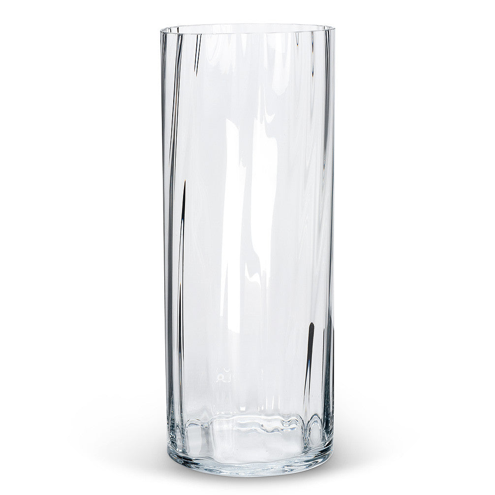 Large Optic Cylinder Vase - Accessories - AC-Abbott Collection - Putti Fine Furnishings Toronto Canada - 1